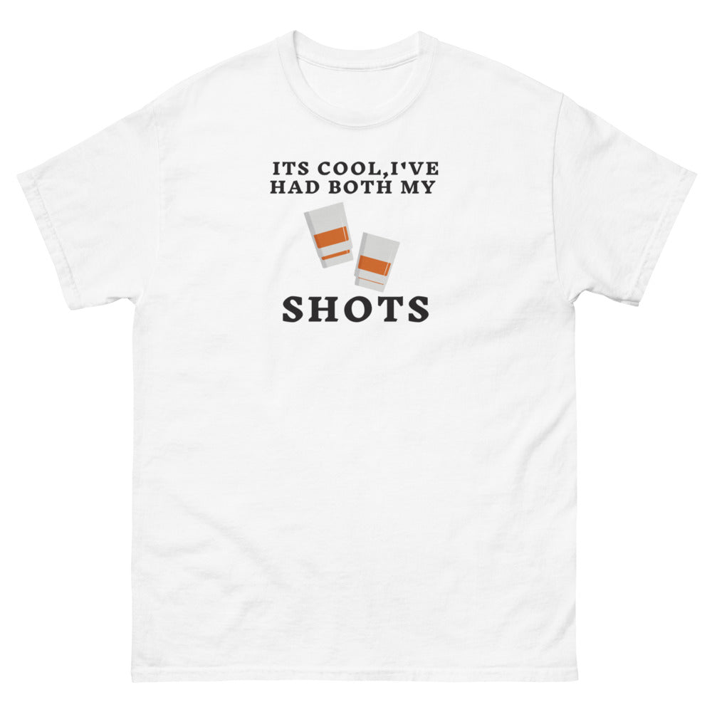 Men's heavyweight tee I've had my shots funny COVID Whiskey Bourbon Whisky Liquor tee