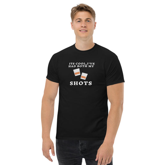 Men's heavyweight tee I've had my shots funny COVID Whiskey Bourbon Whisky Liquor tee