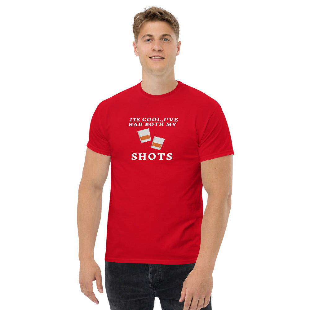 Men's heavyweight tee I've had my shots funny COVID Whiskey Bourbon Whisky Liquor tee