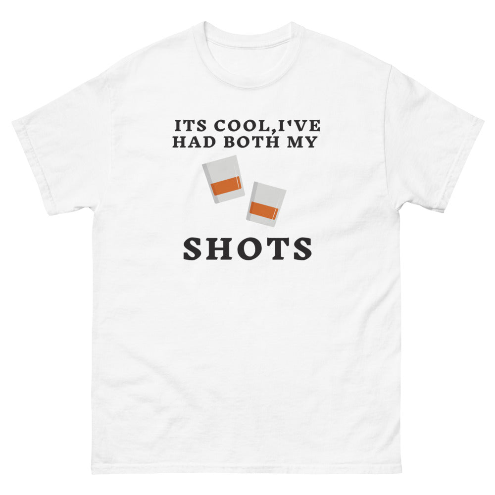 Men's heavyweight tee I've had my shots funny COVID Whiskey Bourbon Whisky Liquor tee
