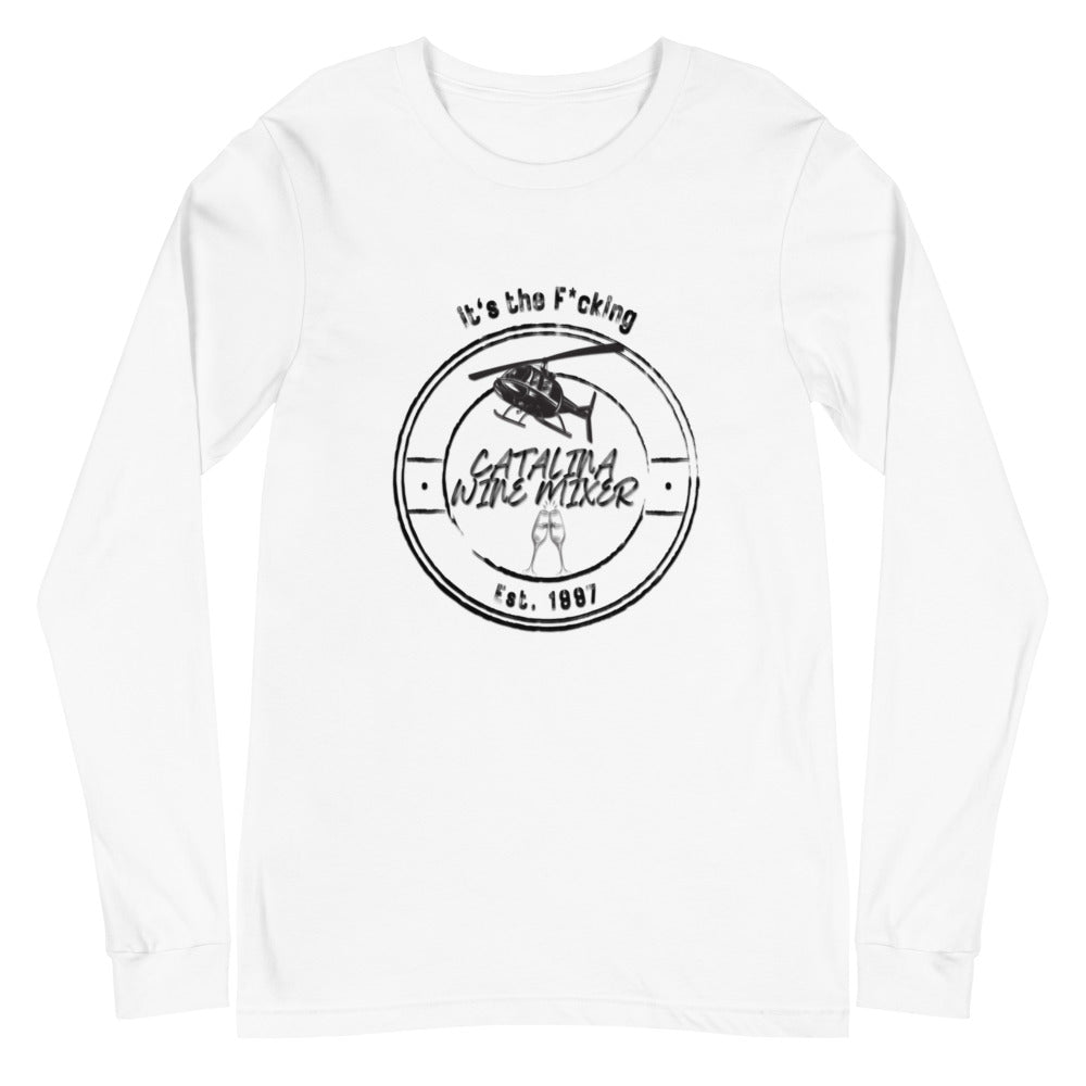 Unisex Long Sleeve Tee Step brothers Funny F*cking Catalina Wine