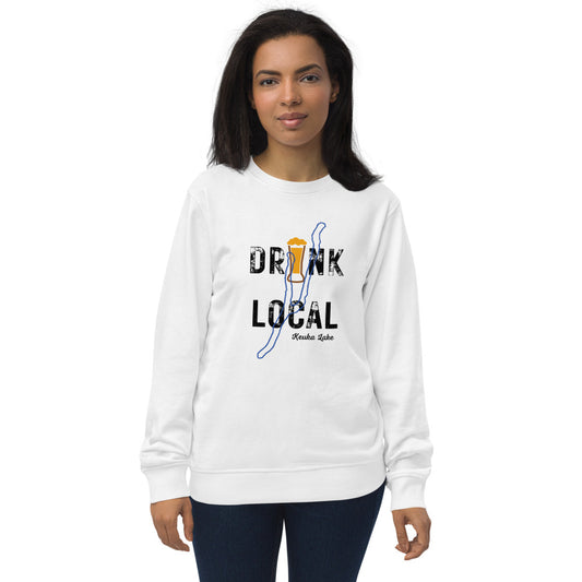 Unisex organic sweatshirt Finger Lakes Keuka Lake Beer Brewery Craft New York